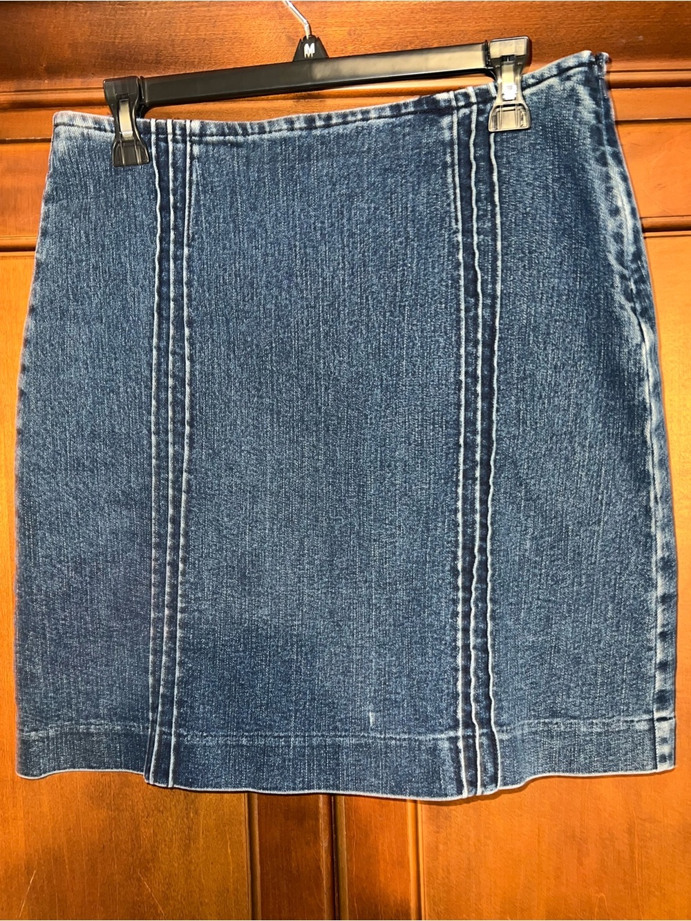 calvin klein denim skirt